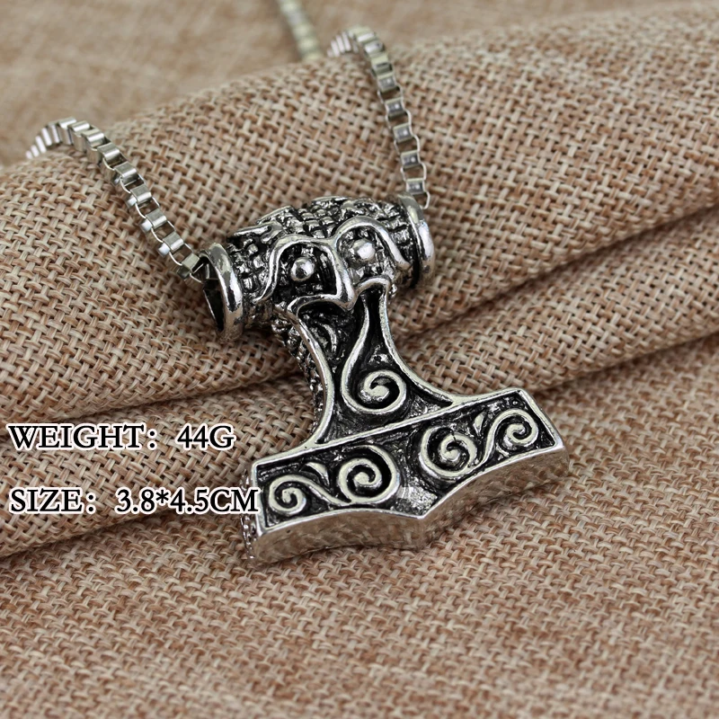 Высокое качество ожерелье Thor Hammer классический стиль Темный мир сплав THOR'S HAMMER