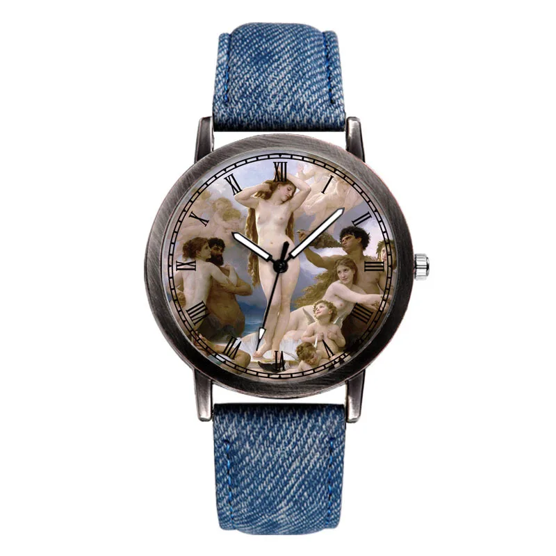 BAOSAILI Kunstenaar стиль Vrouwen Horloges Polshorloge Vrouw Relojes Feminino деним группа Dames Montre Femme с
