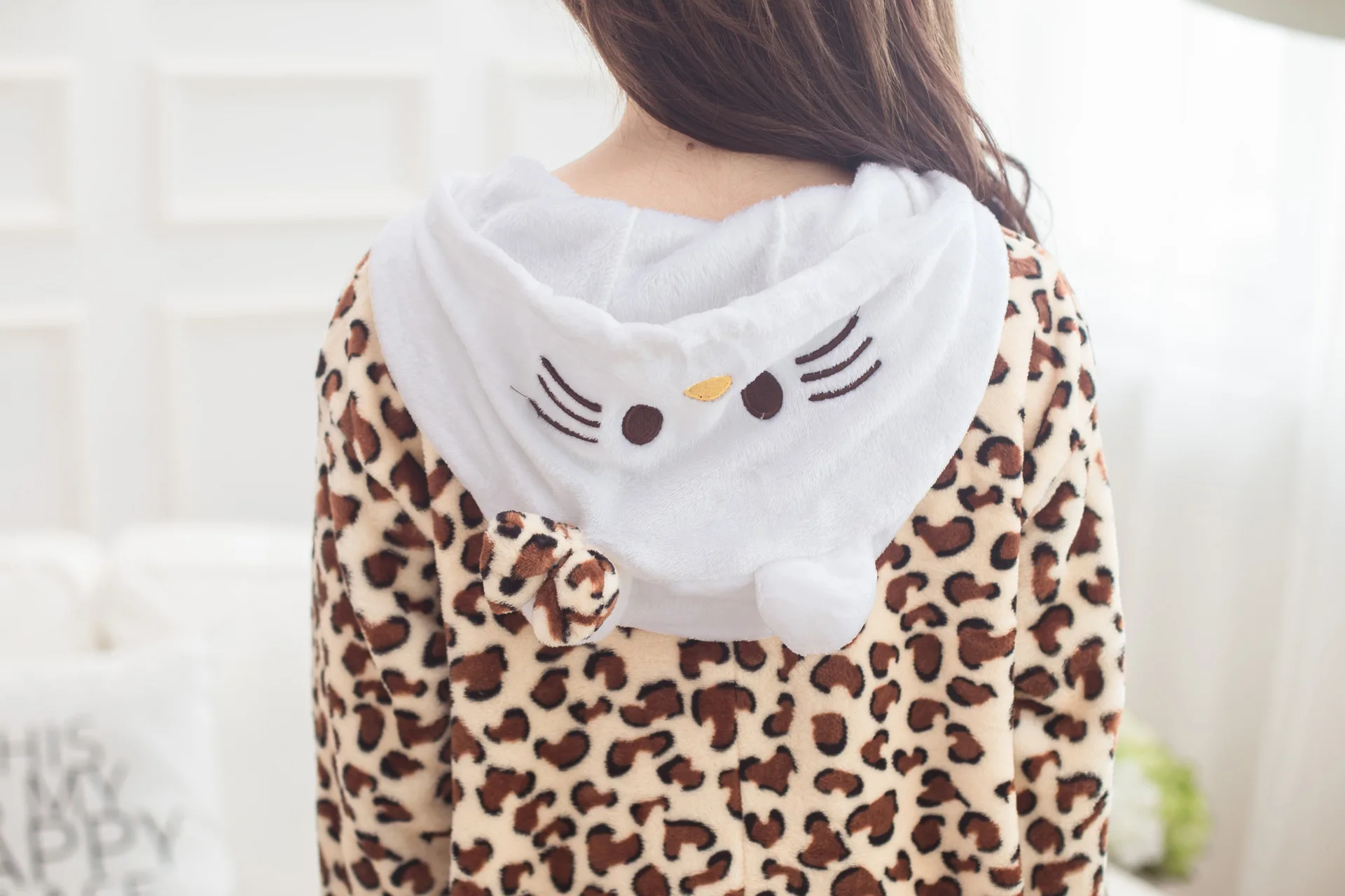 Фланелевые Зимние Теплая Пижама мультфильм пара животных hello kitty Бархатная