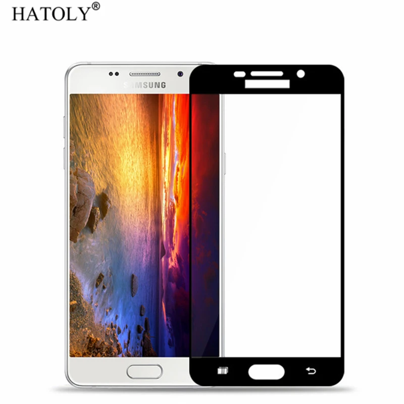 Закаленное стекло HATOLY для Samsung Galaxy A5 2016 2 шт. защита экрана a510f полное покрытие 3D
