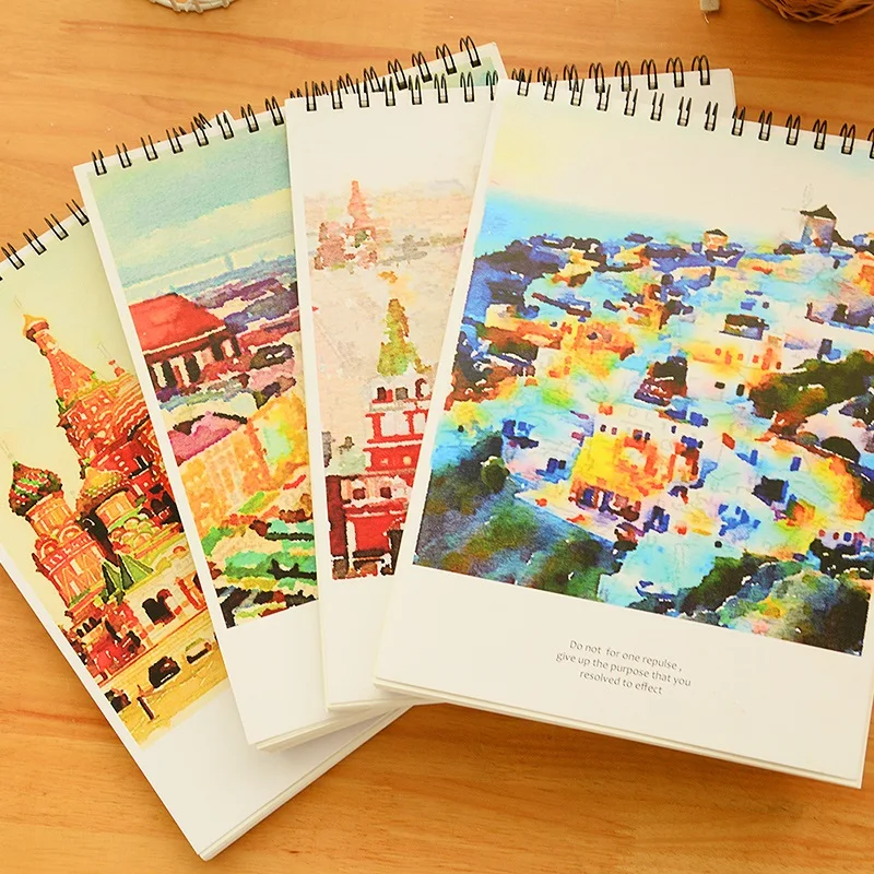 1 шт. романтическая A4 катушки книга набросков модных костюмов в китайском стиле