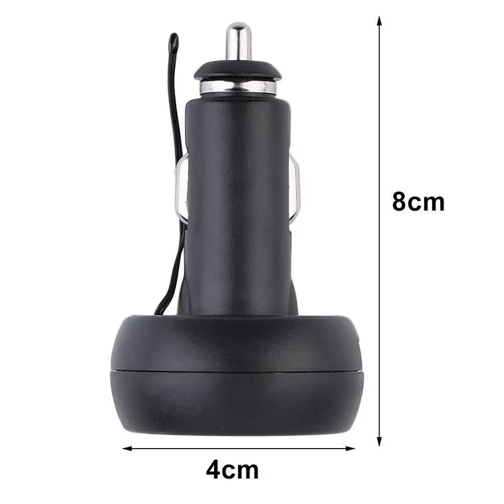 Автомобильный цифровой светодиодный термометр 3 в 1 USB зарядное устройство