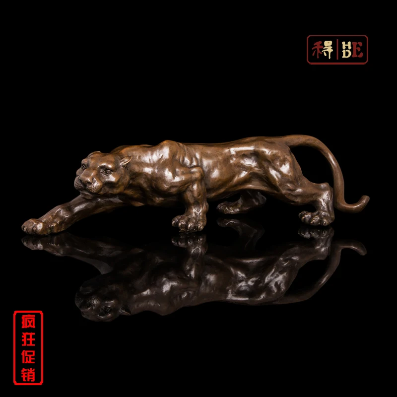 

Он был "ready to go" Медь Искусство Леопард украшения искусства Коллекция скульптур медь ремесла украшения