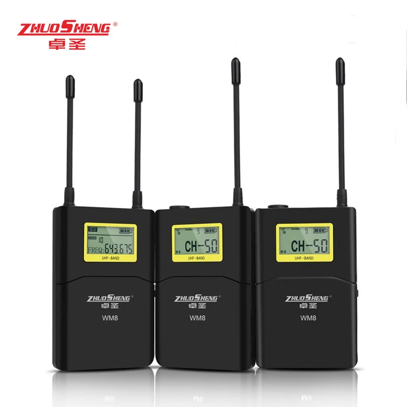 ZhuoSheng WM8 uhf беспроводная видеокамера камера микрофон система | Электроника