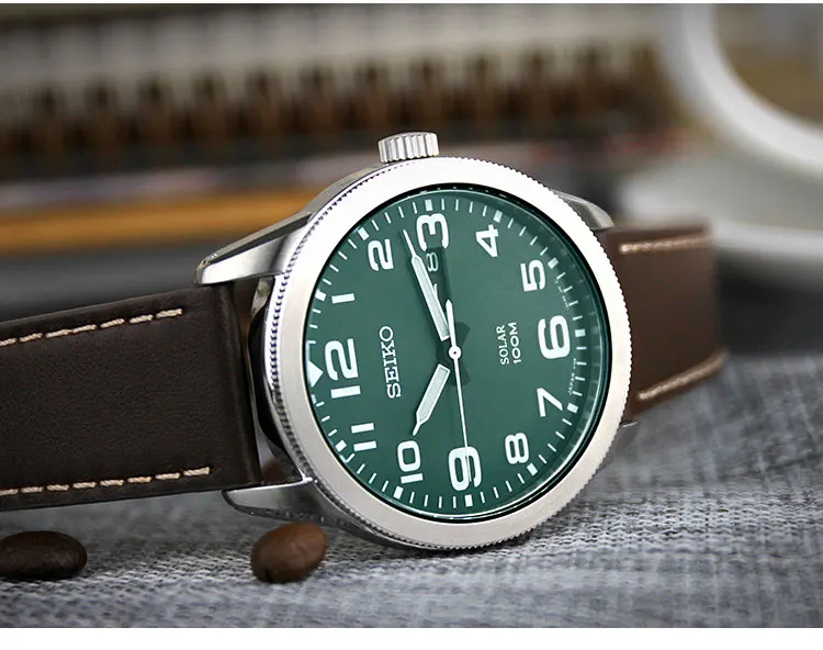 Оригинальные кварцевые часы SEIKO 5 с английским календарем, светящиеся спортивные мужские часы на солнечной энергии, повседневные водонепроницаемые часы 10 бар, гарантия