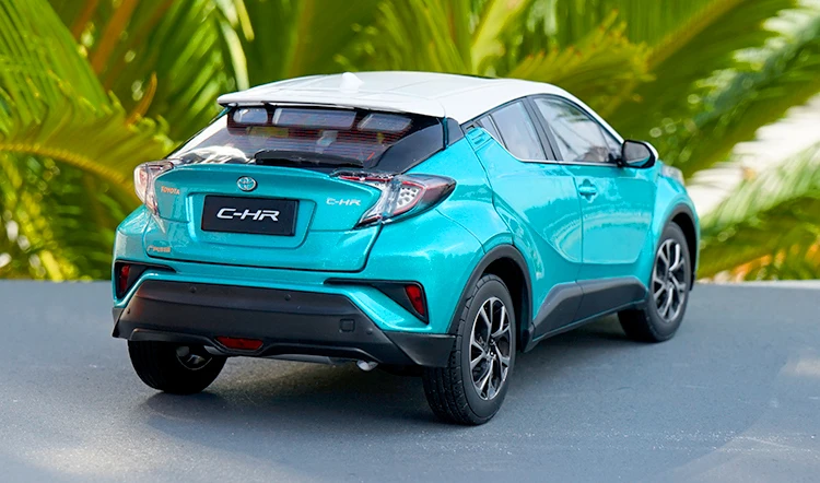 6 цветов 1:18 TOYOTA C-HR модель из цинкового сплава, высококачественная металлическая коллекция и Подарочная модель автомобиля украшения