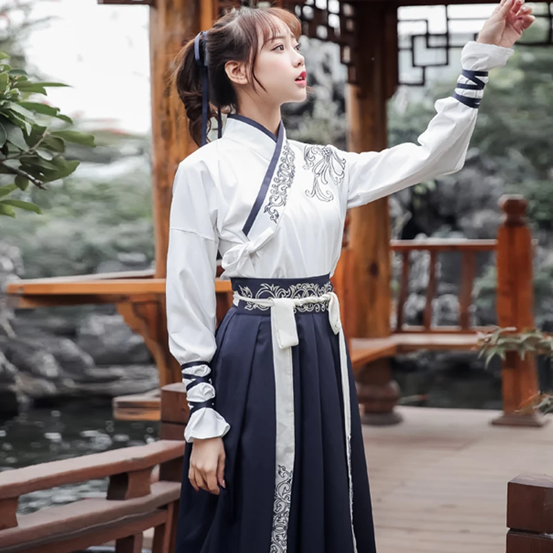 Женский китайский традиционный костюм Hanfu, платья, одежда, древнее платье феи Тан, одежда принцессы, костюмы для косплея, DL3235