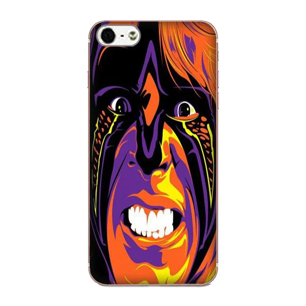 Мягкий чехол для сотового телефона Apple iPhone 4 4s 5 5C 5S SE 6 6S 7 8 Plus X XS Max XR Ultimate Warrior Face paint