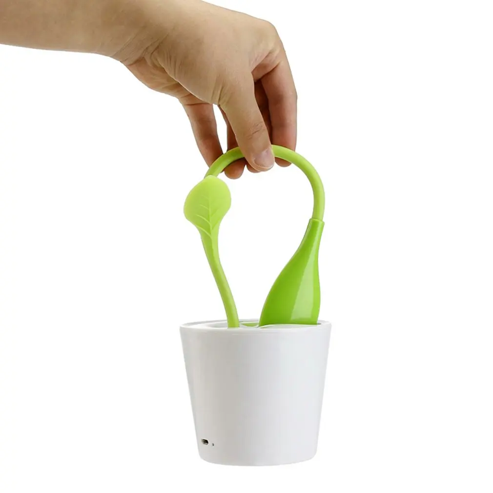 Креативная Настольная лампа с цветком и лепестками USB зарядка затемнение защита