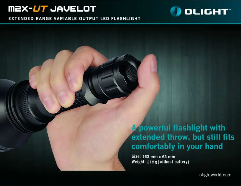 Светодиодный фонарик Olight M2X UT XM L2 фонарь увеличенный диапазон переменный выход 1020