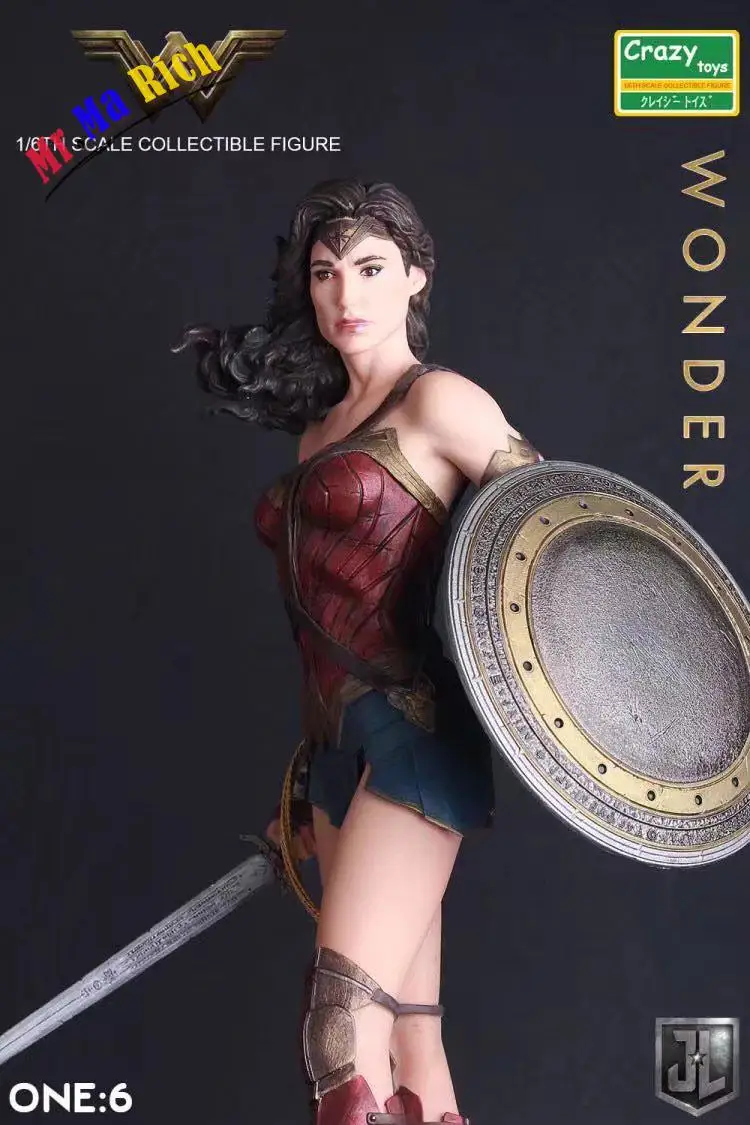 Pazzo Giocattoli 1:6 Dc Лига Справедливости Супер эроу Wonder Woman фигурка ПВХ кукла модель