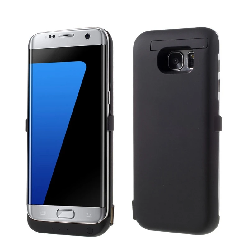 black for s7 Чехол-аккумулятор для samsung Galaxy s7 G9300 G9308, чехол-зарядное устройство для samsung Galaxy S7 edge G9350, внешняя батарея, чехлы - Цвет: black for s7