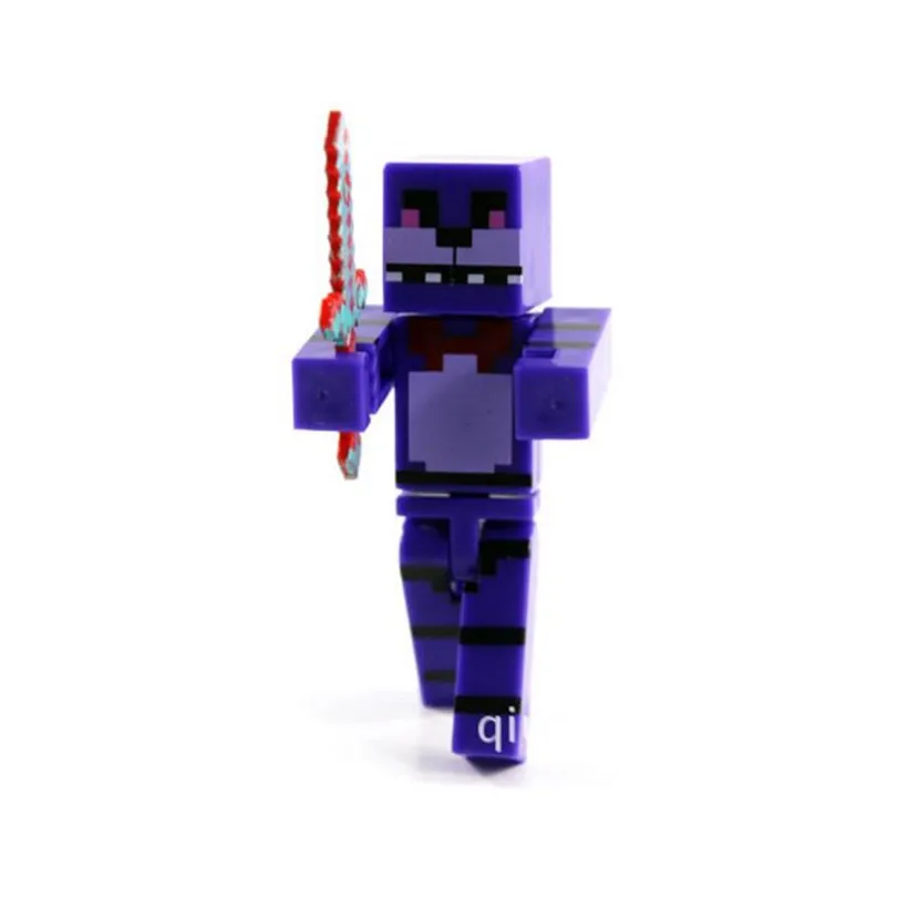 4 шт./компл. Minecraft Five nights at Freddy's FNAF/Foxy Чика Бонни Фредди Игрушечные лошадки 7 см ПВХ