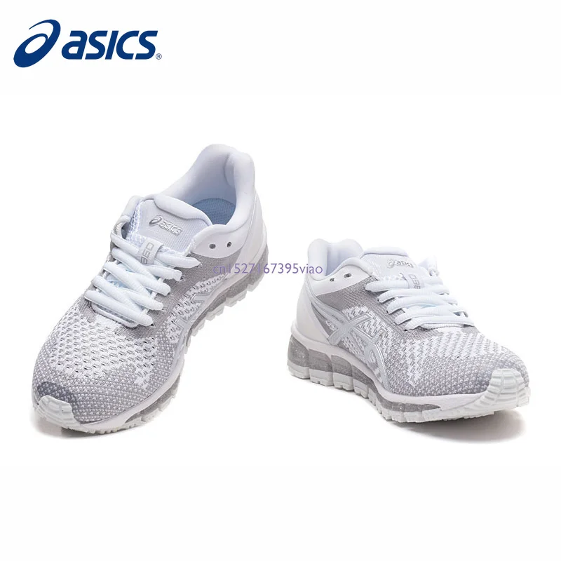 Оригинальные ASICS GEL-QUANTUM 360 KNIT женские кроссовки для бега, белые спортивные кроссовки, уличная спортивная обувь на шнуровке