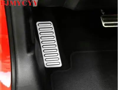 BJMYCYY для Ford Mustang 2015 2016 2017 металлическая левая ножная педаль панель Крышка ободок