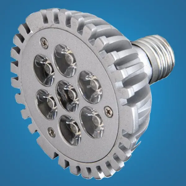 Бесплатная доставка AC 85-265V PAR30 E27 Диммируемый диммер 7W светодиодный прожектор par30