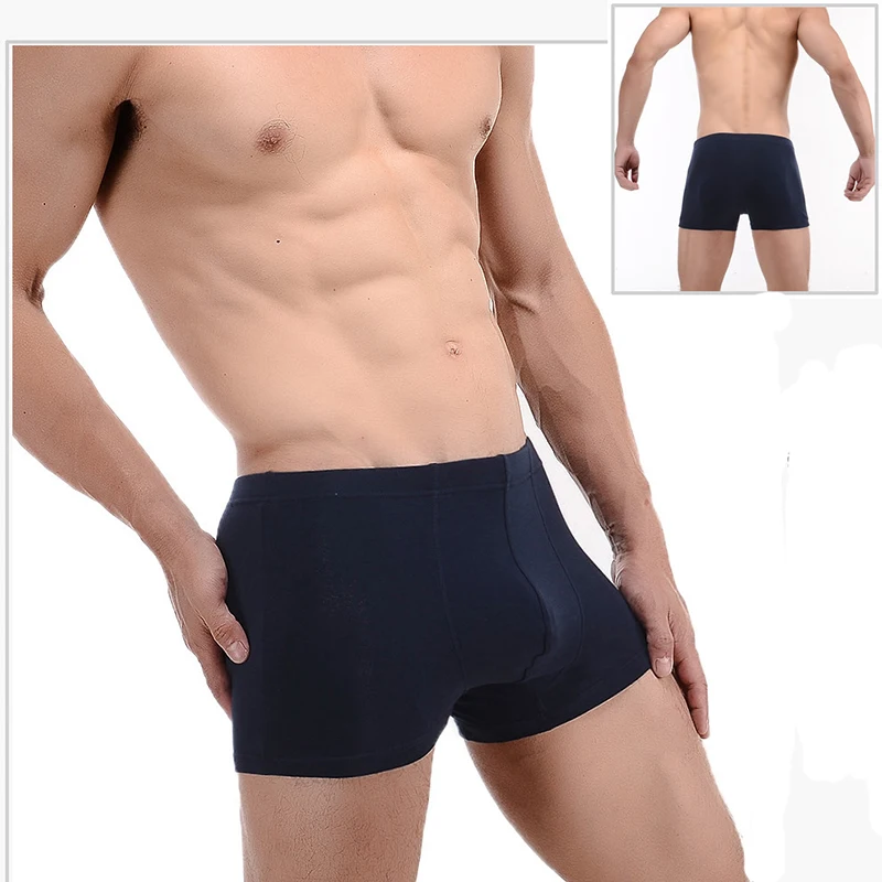 4Pcs \ много хлопка Для мужчин s боксеры Мужской Homme шорты-боксеры Calzoncillos трусы для