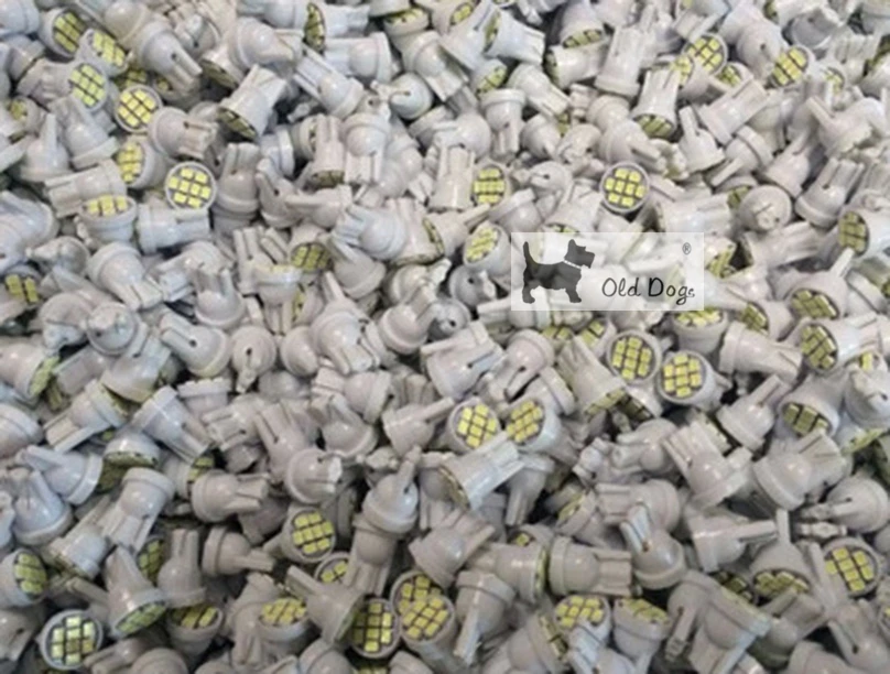 Автомобильный мигающий 100 шт. рекламный светодиод T10 8 smd 1206 светодиодов 8SMD
