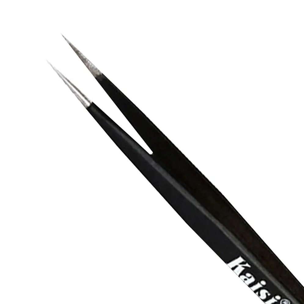 Black Anti-static High Precision Tweezers with Straight Head for Medical / Electronics Factory /Chemical Industry | Инструменты