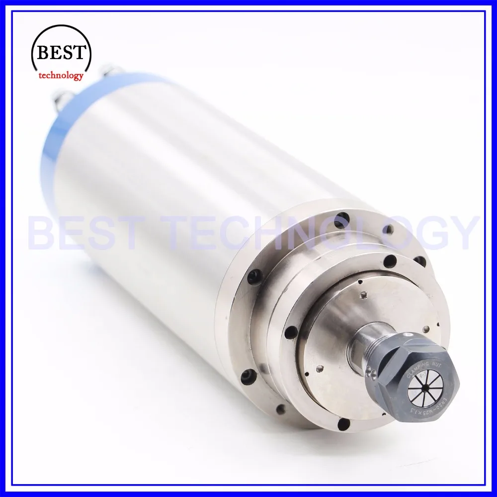 CNC мотор шпинделя 3kw ER20 с водяным охлаждением 4 подшипники для камня и VFD/инвертор
