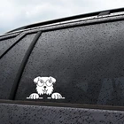 West Highland белый терьер собака дизайн гоночный водонепроницаемый модификация Блестящий бампер авто наклейки длина 14,5 см