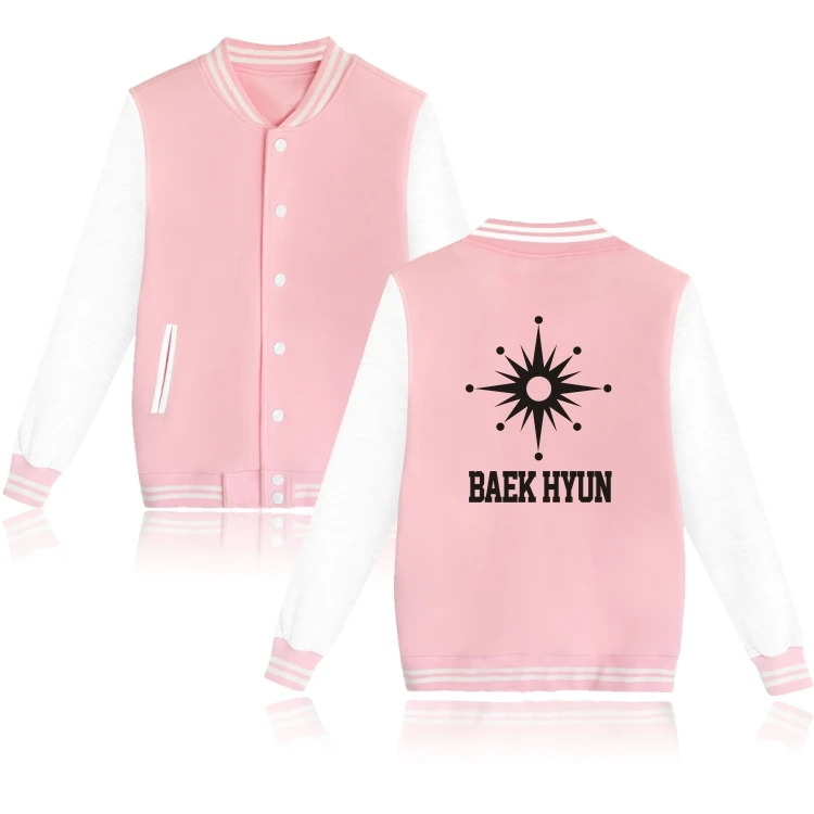 EXO Team Kpop куртка для женщин колледж толстовки L FANCLUB Корея хип хоп одежда|jacket women|college
