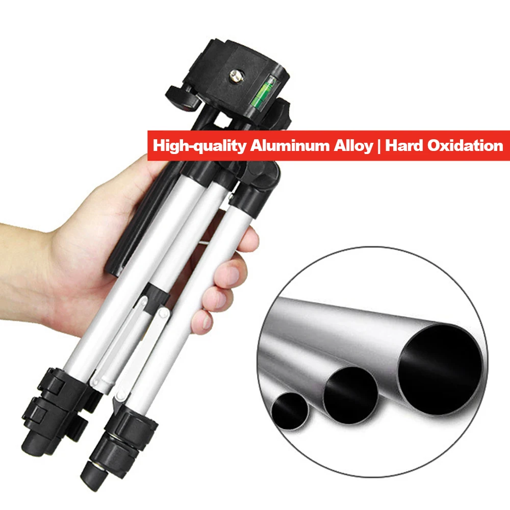 Портативный легкий дорожный Трипод 3 секции из алюминиевого сплава длина 35 102 см с