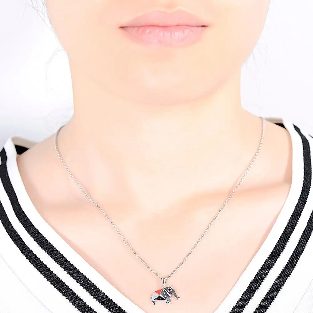 Женские серебряные подвески Santuzza кулон из натурального камня с эмалью ожерелье