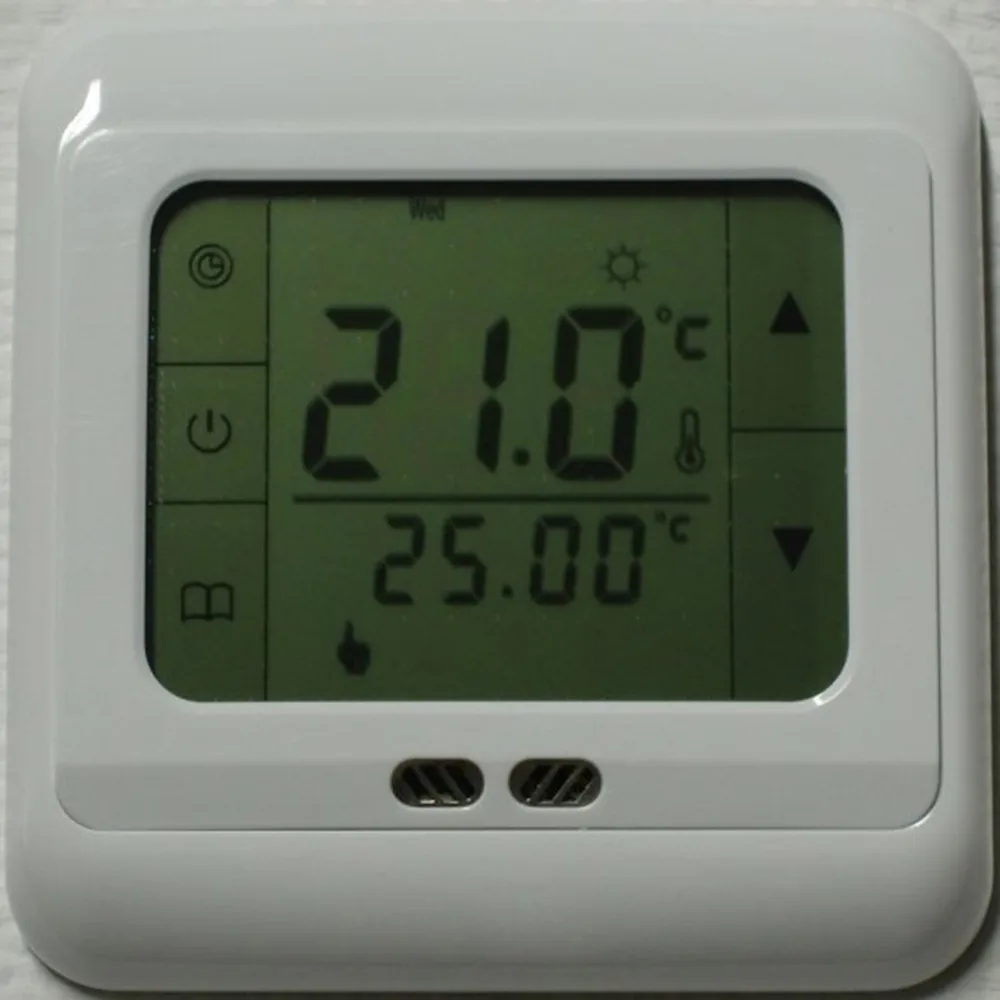 Еженедельный программируемый Сенсорный экран нагрева Термометрические приборы