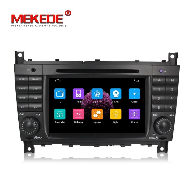 7inch screen Car DVD multimedia Player For Benz C Class W203 C230 C240 C280 CLC with BT Radio GPS navigation free shipping | Автомобили и