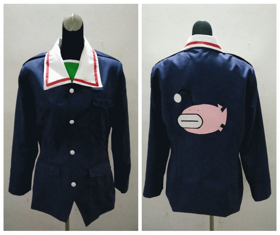 

Girls und Panzer Yukari Akiyama Ooarai Sensha-do 2nd Anniversary Coat Cosplay Costume F008