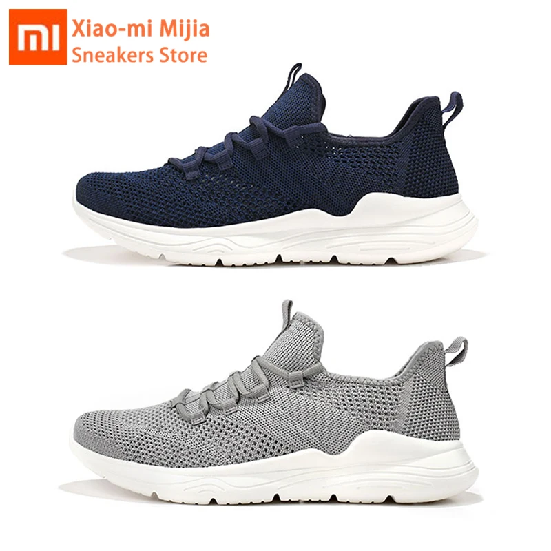 Xiaomi Mijia FREETIE легкие кроссовки для бега с дышащей стелькой, амортизирующие высокие эластичные освежающие кроссовки из ЭВА