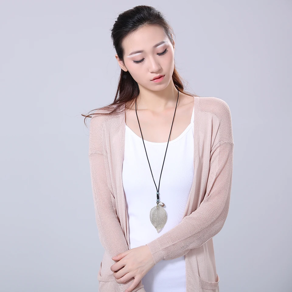 2017 Красивый лист и семена растений Для женщин jewelry основа для кулонов ожерелья