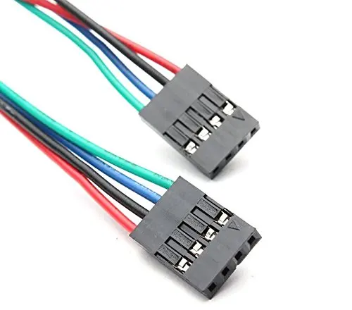 10 комплектов 70 см 4 Pin Женский Перемычка проволока Dupont кабель для 3d принтера
