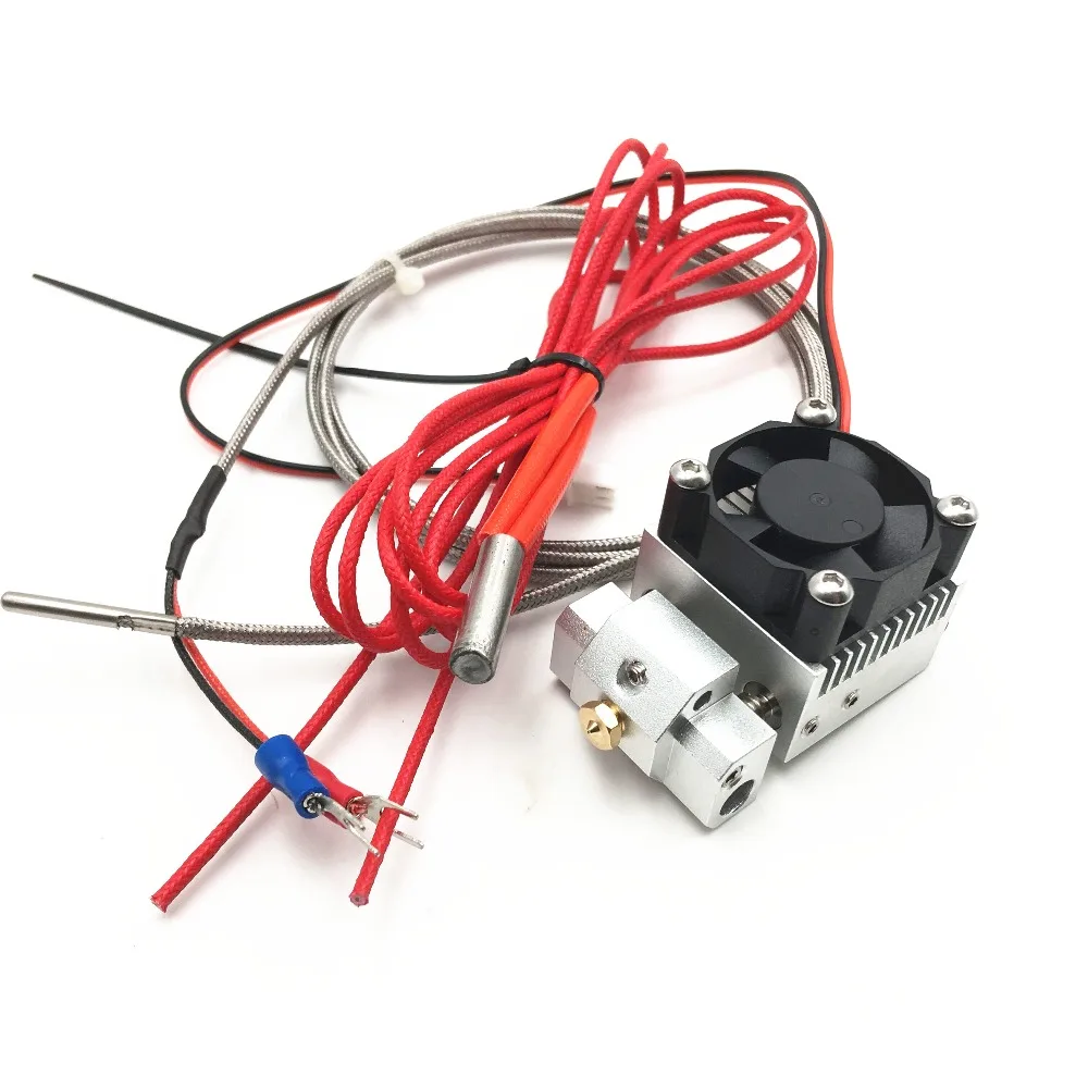 Funssor все металлические циклопы hotend kit двойной экструдер 2 на входе 1 Экструзионная