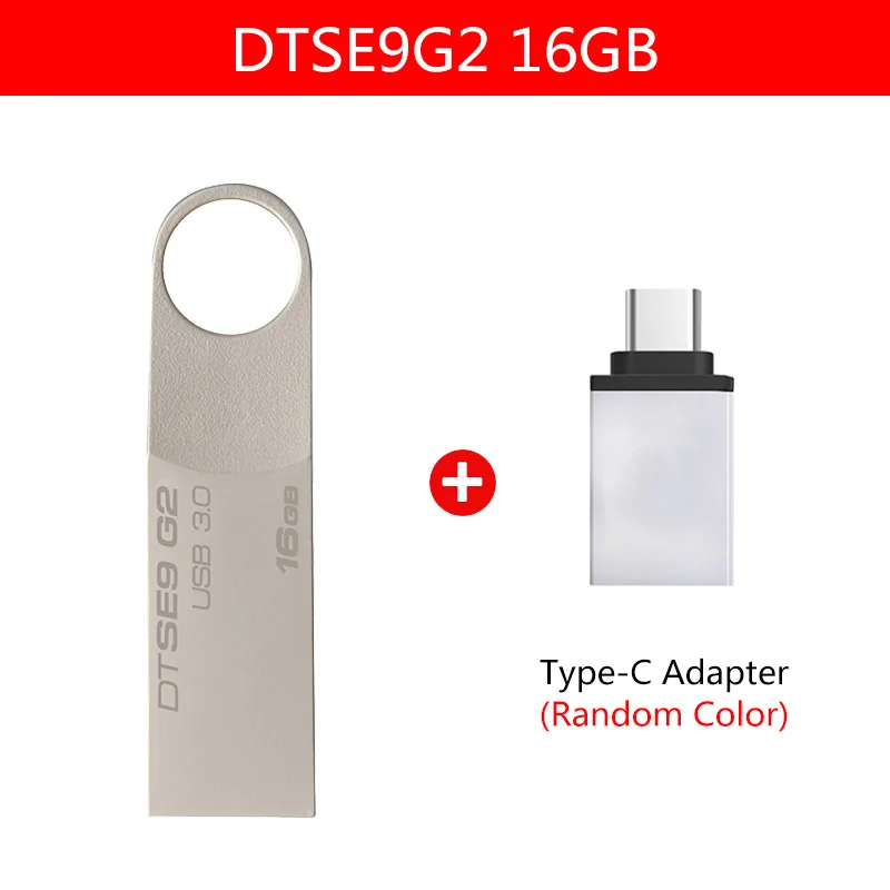 Kingston USB флеш накопитель Флешка ручка DTSE9G2 16 GB usb 3 0 металлический флэш ключ диск