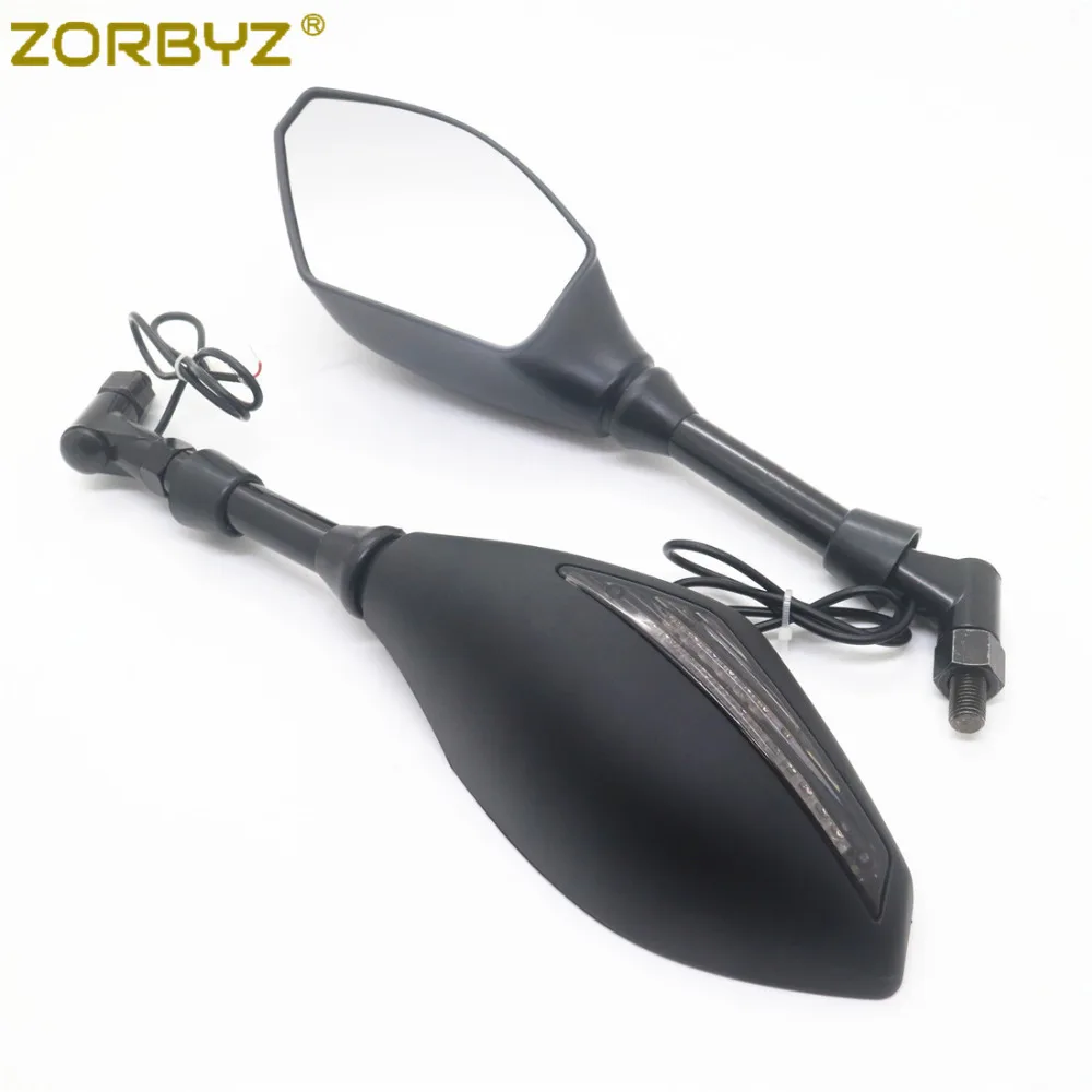 ZORBYZ мотоциклетное матовое черное светодиодное стрелка поворотный сигнал