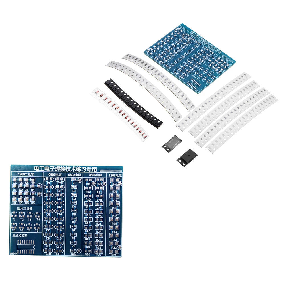 

DIY Double-sided Eeldable 77 Element Patch Exercise Plate Starter Kits