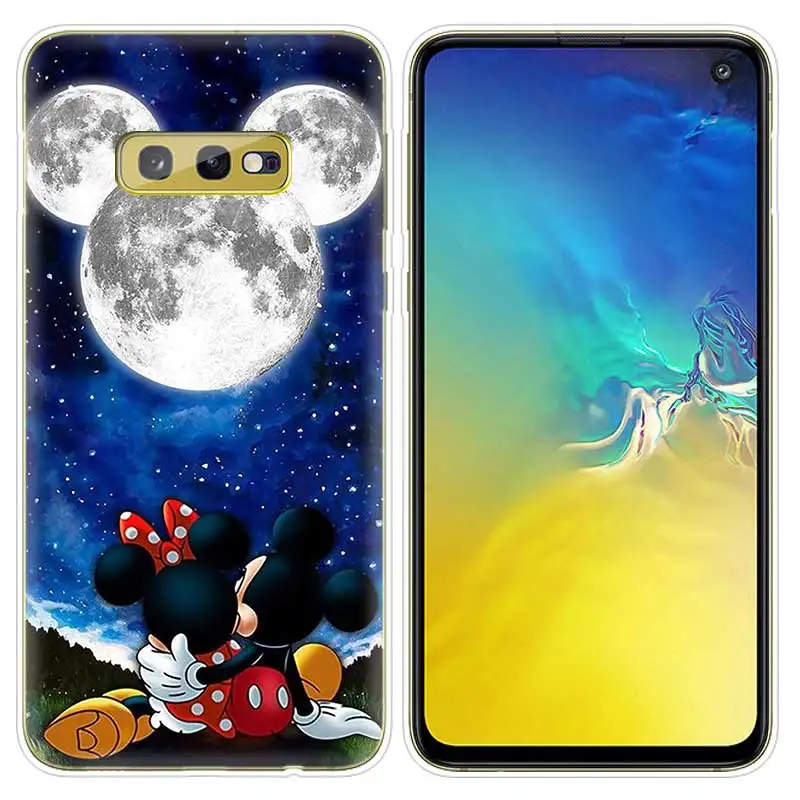 Силиконовый чехол для samsung Galaxy S10 S10e S8 S9 J4 J6 A6 A8 плюс 5G M30 M20 M10 A50 A30 A10 крышка Минни Мышь