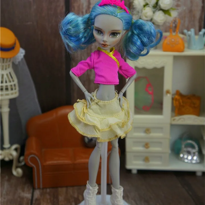 Модная детская Одежда bjd, оригинальные аксессуары для кукол Monster High, игрушки для девочек, подарок, Одежда для куклы, праздничное платье, повседневный костюм - Цвет: no doll B