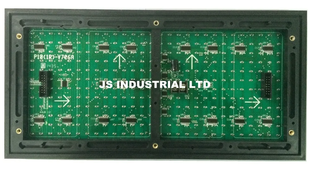 P10 открытый один желтый цвет светодиодный дисплей модуль панели|module led|module led p10module