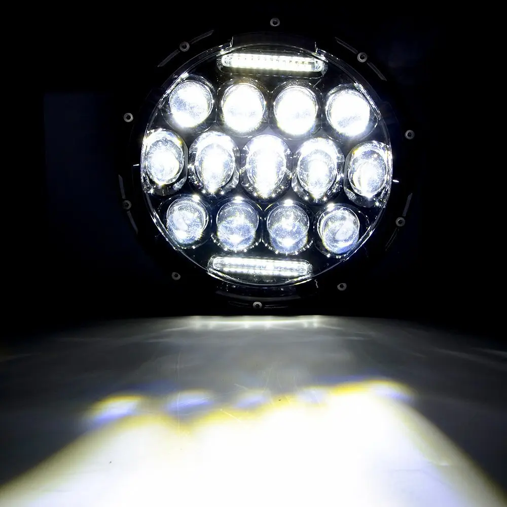 Продвижение! 2 Шт. 7&quot Авто Светодиодных Фары Дальнего Ближнего Света H4 75 Вт