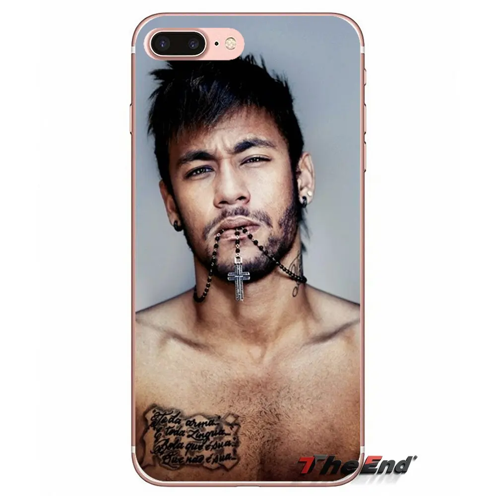 Знаменитая звезда Неймар мягкая прозрачная сумка чехол для Huawei Honor 7X V10 6C V9 6A Play 9