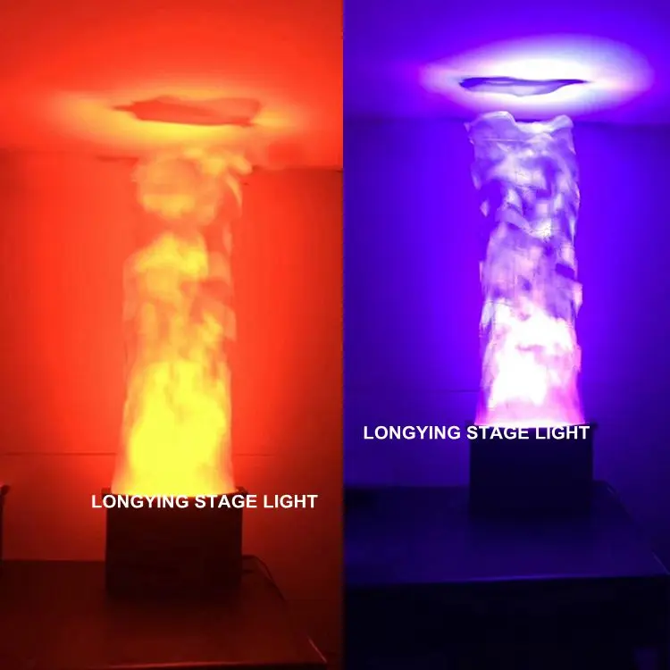 Бесплатная доставка 2 шт./лот RGB 3 в 1 цветной светодиодный пламенный свет 24x3 Вт