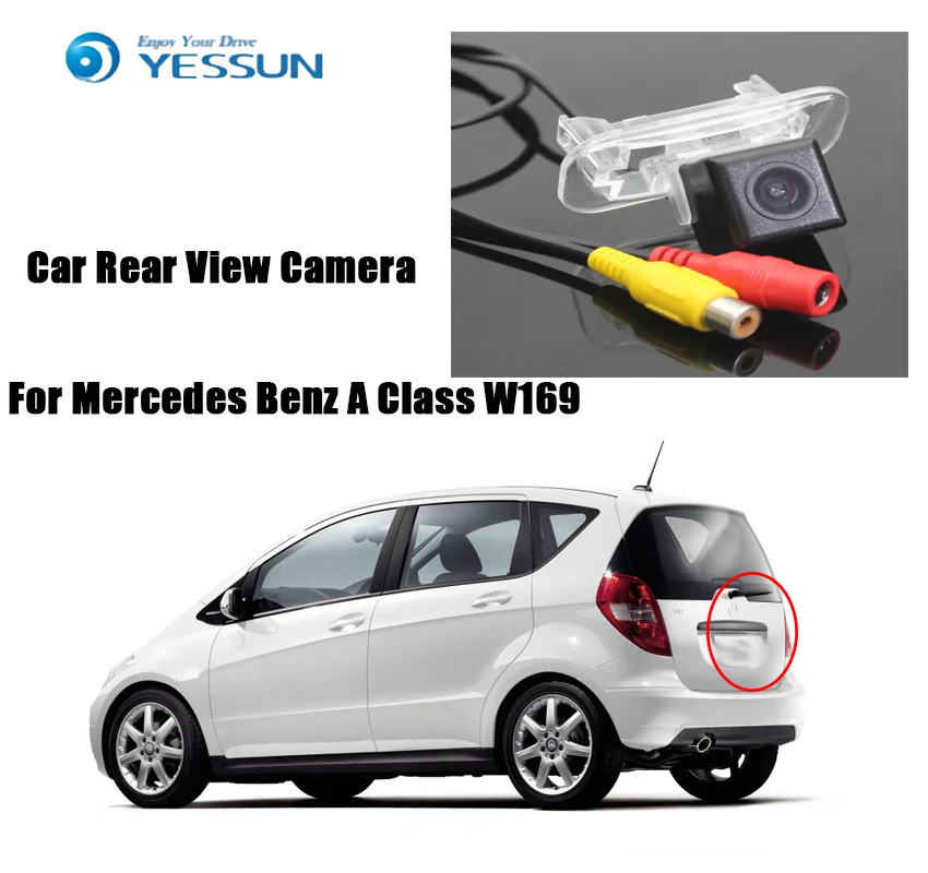 Камера заднего вида YESSUN для Mercedes Benz A Class W169 HD CCD с функцией ночного видения