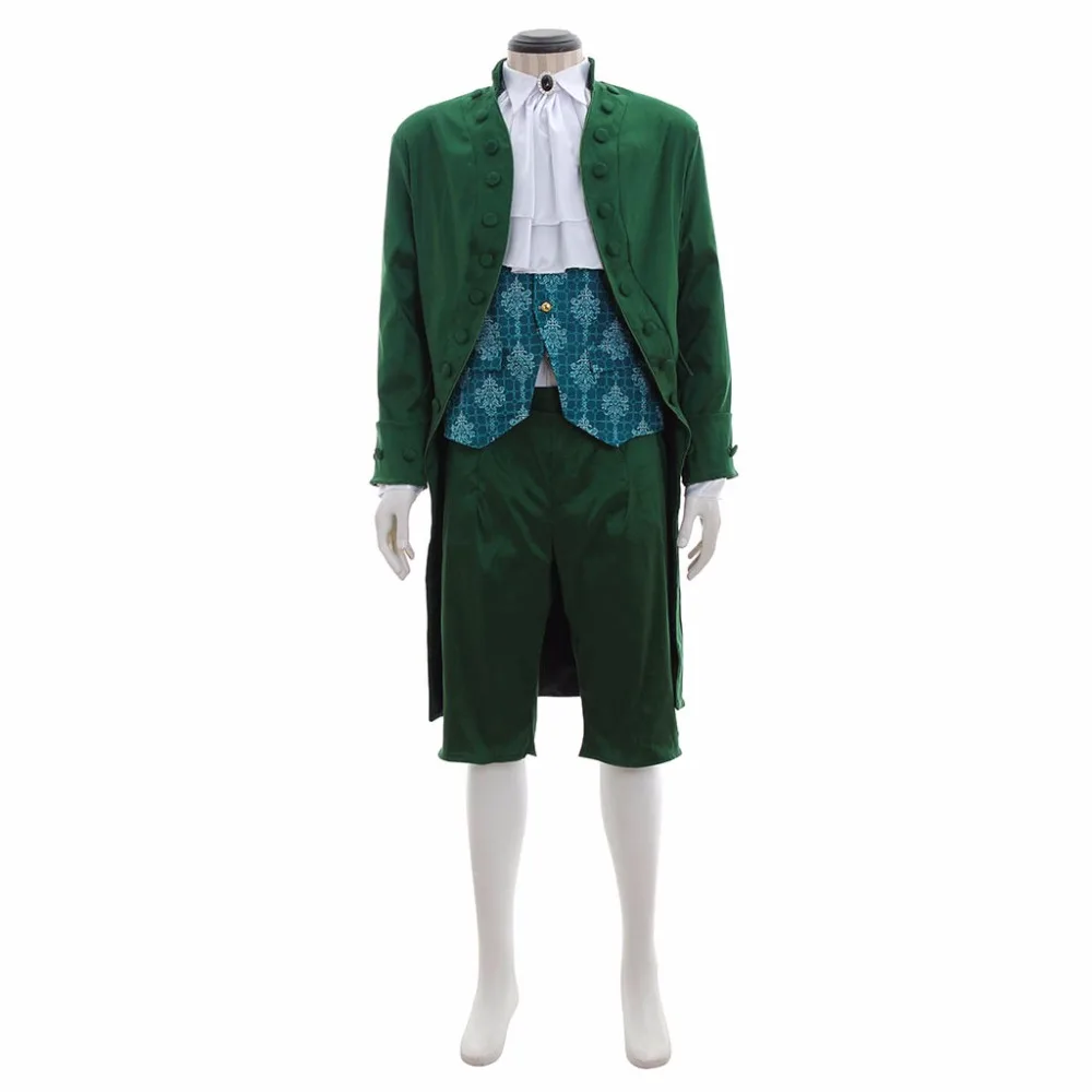 Cosplaydiy зеленый Викторианский элегантный готический аристократический костюм 18