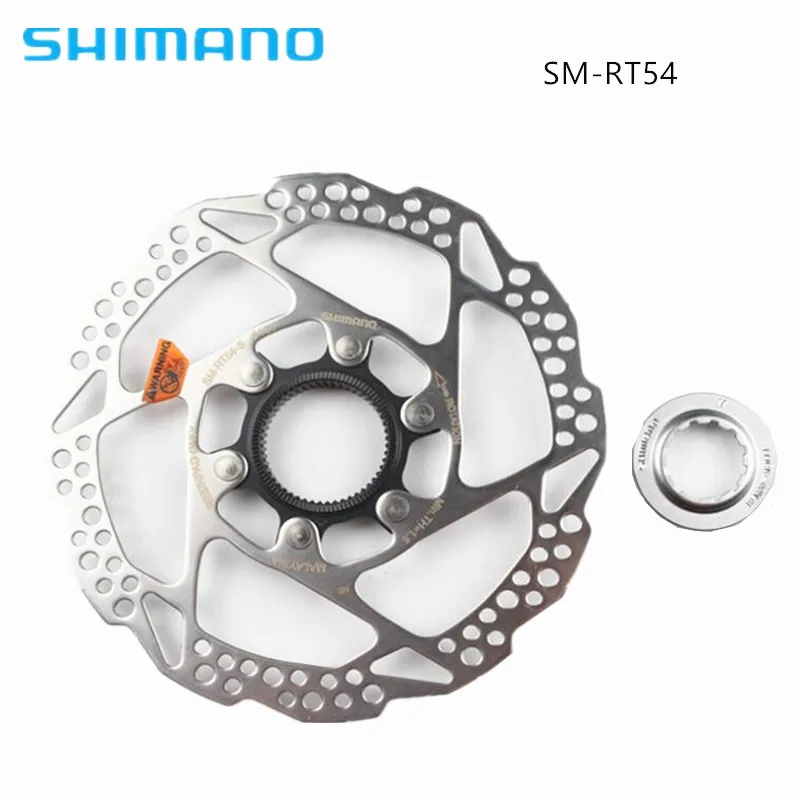 1 шт. SHIMANO диск тормозной диск ротор SM RT54 Центральный замок костюм горные велосипеды диск RT54 XT SLX DEORE 160 мм 180 мм MTB велосипед