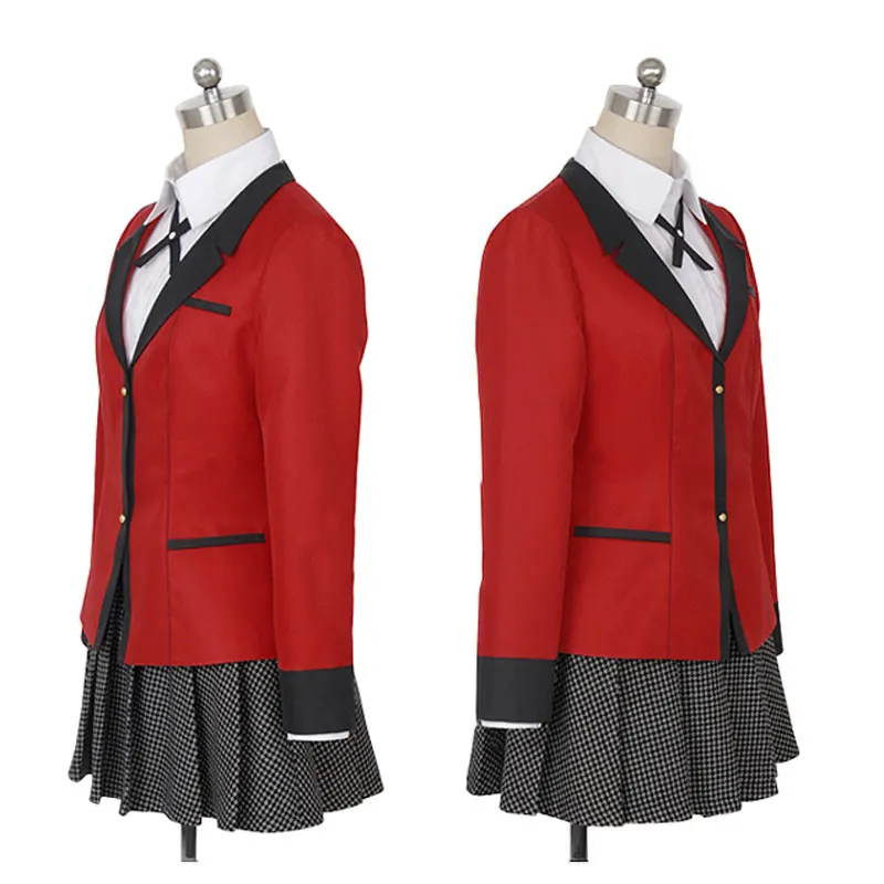Аниме Kakegurui костюмы для косплея Jabami Yumeko одежда японская школьная форма Momota Ruri