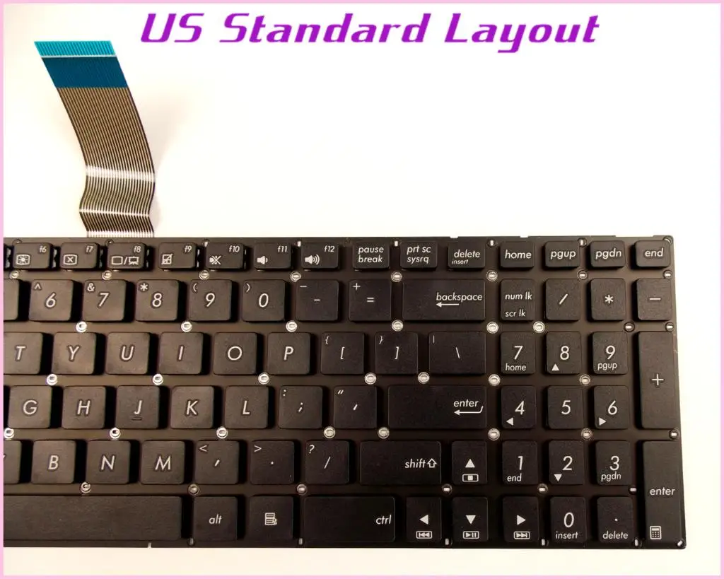 Клавиатура для ноутбука ASUS X550V X550VC X550CL X550CC X550C X550 X550CA X500D R510JK без рамки | Компьютеры