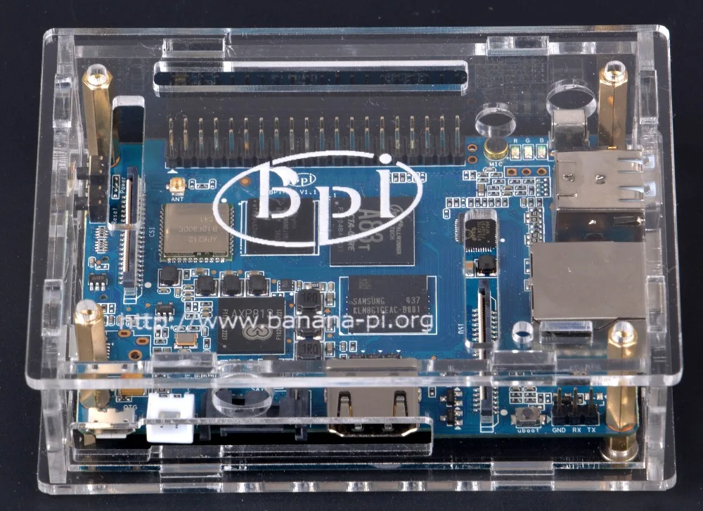 Чехол Banana Pi M3/M2 Ultra/M64 акриловый/прозрачный | Компьютеры и офис